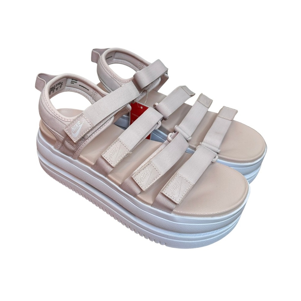 Nike Icon Classic Sandals Size 10‎ Barely Rose Pink White Women's NWT DH0224-600